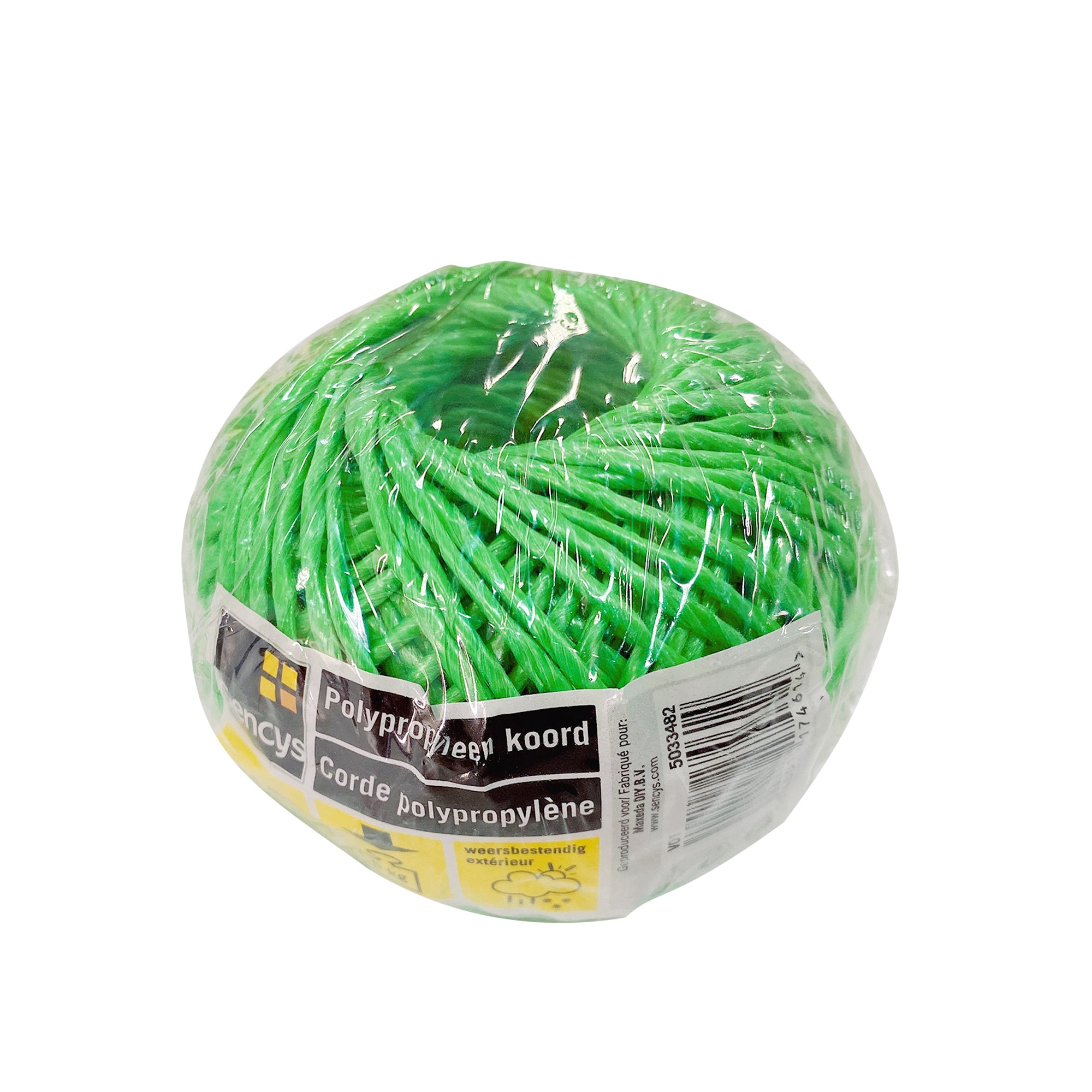 Sencys polypropyleen koord groen 1mm 50m