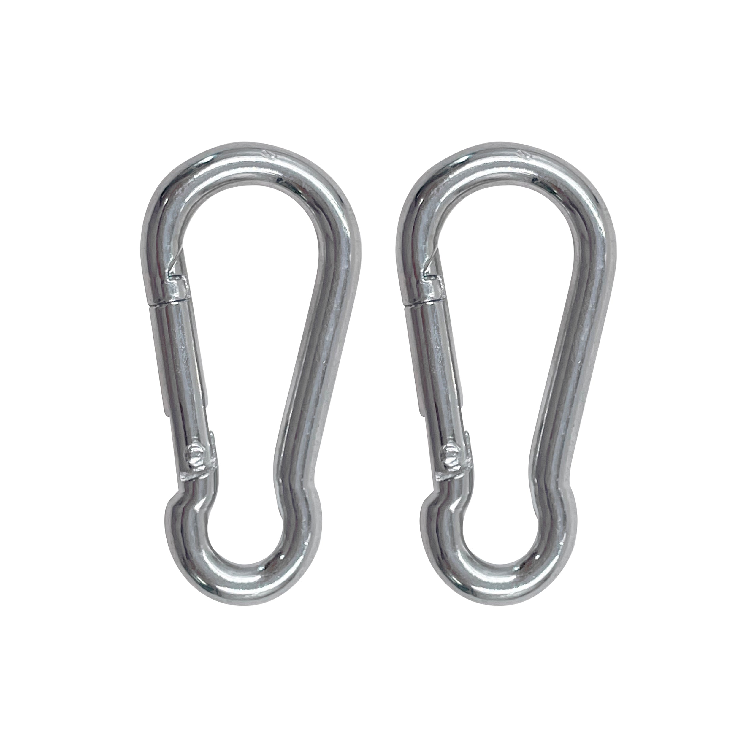 Sencys karabijnhaak gegalvaniseerd 5x50mm 2 stuks