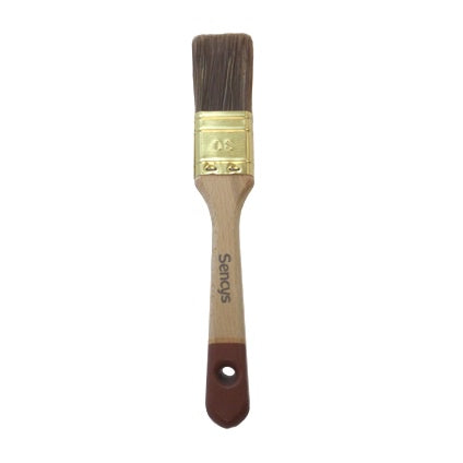 Sencys platte kwast voor beits 30mm