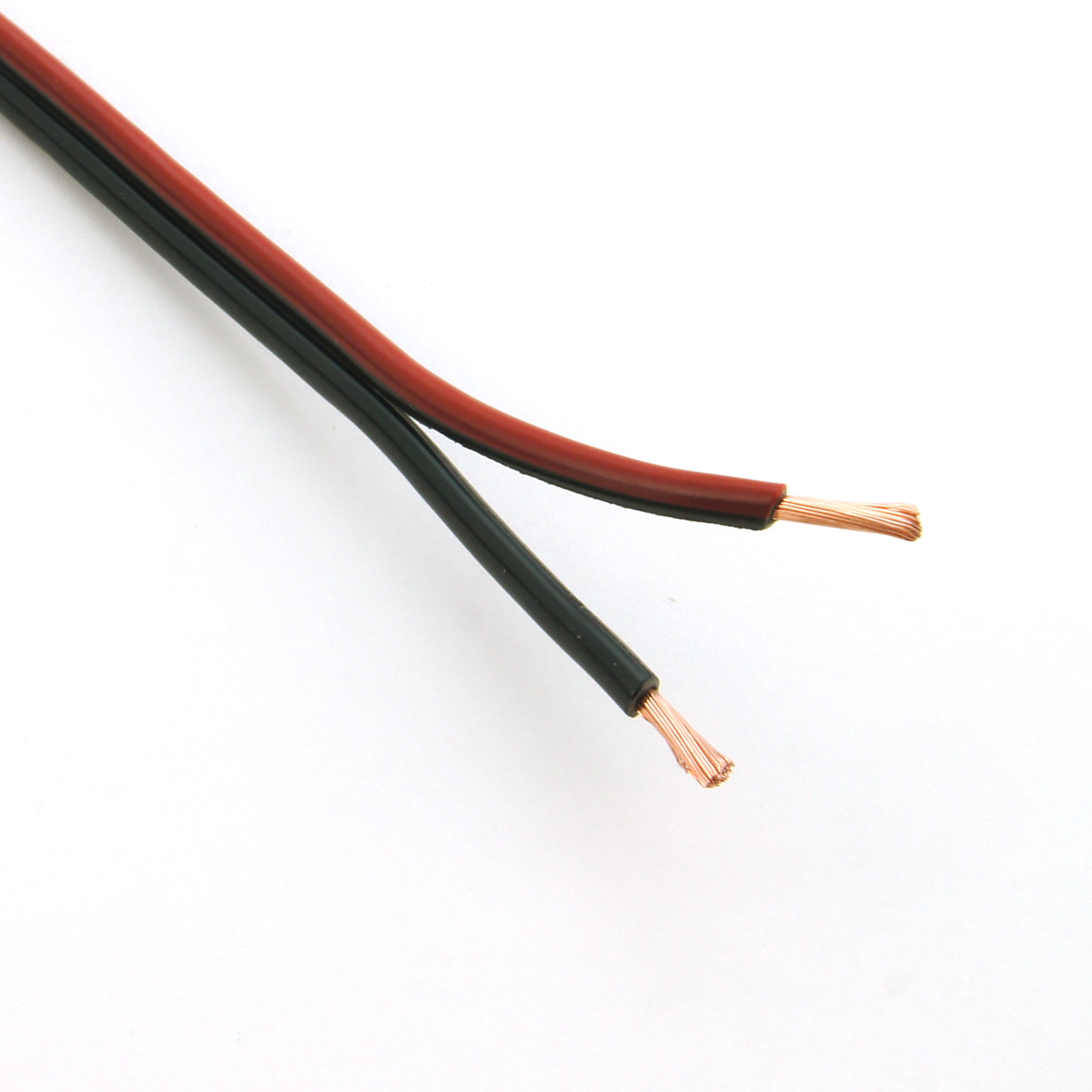 Audiokabel rood/zwart 2x1,5 10m