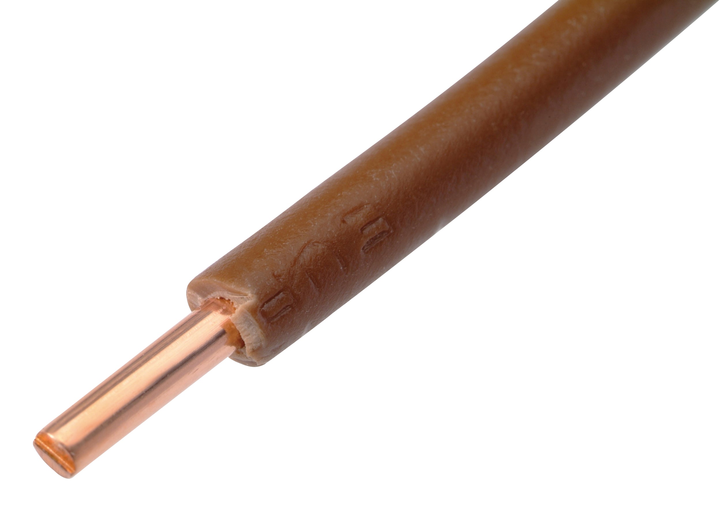 Sencys Installatiedraad VD 10m 2,5 mm² bruin