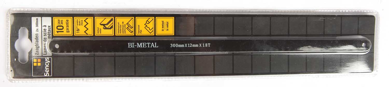 Sencys zaagblad 18T 300x12mm – 2 stuks