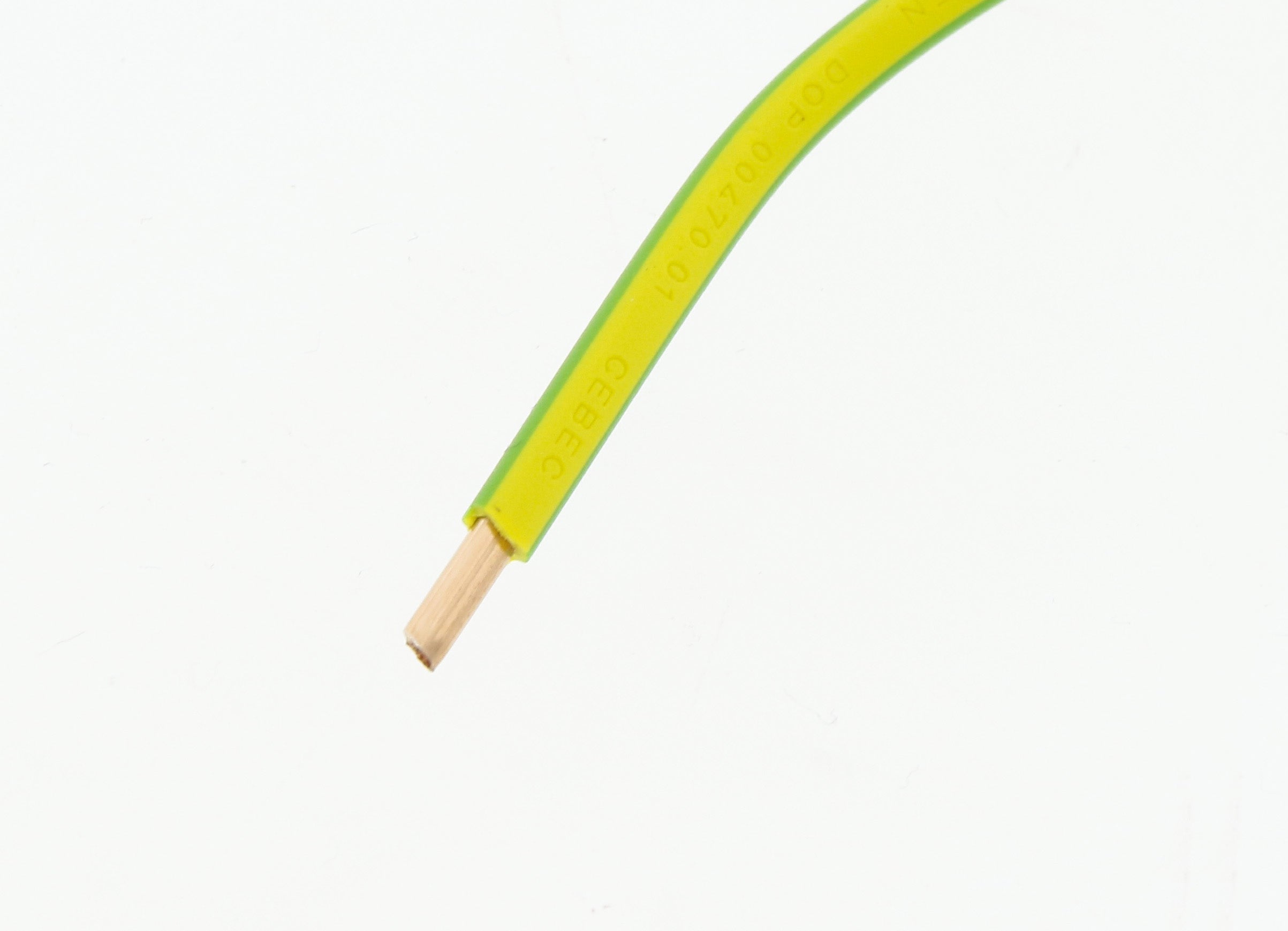 Sencys Installatiedraad VD 5m 6 mm² groen/geel