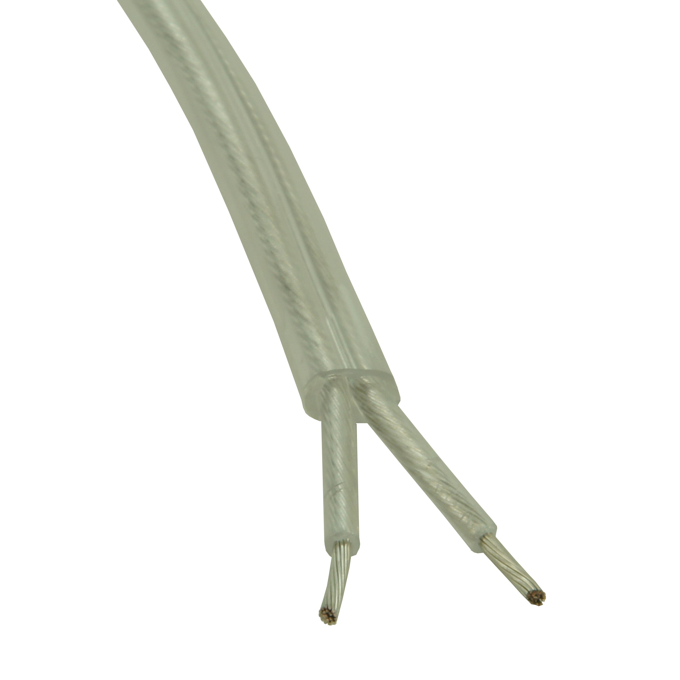 Sencys stroomkabel VTLBP 20m 2x0,75 mm² transparant