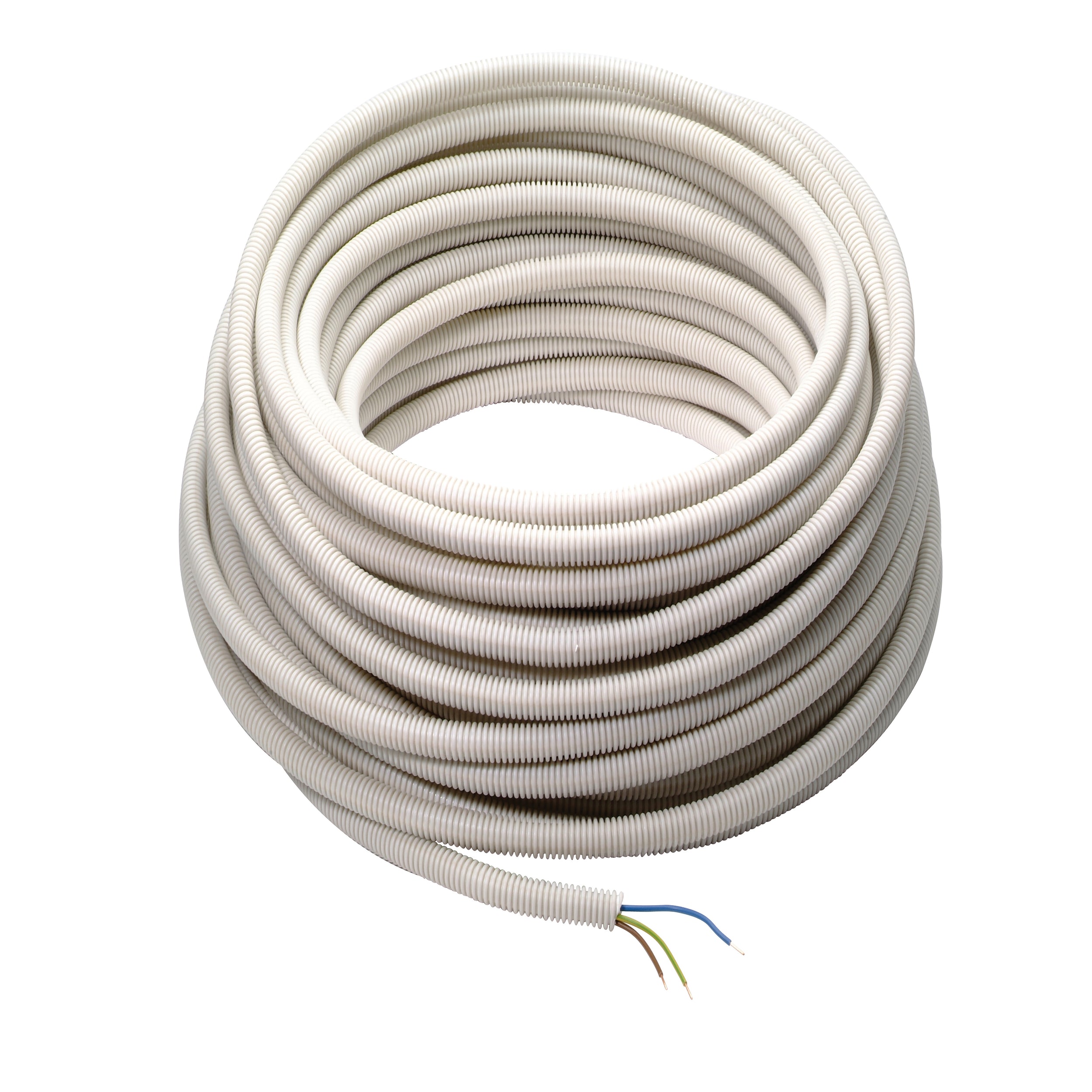 Sencys voorbedrade buis 16 mm 12m 3x2,5 mm² grijs