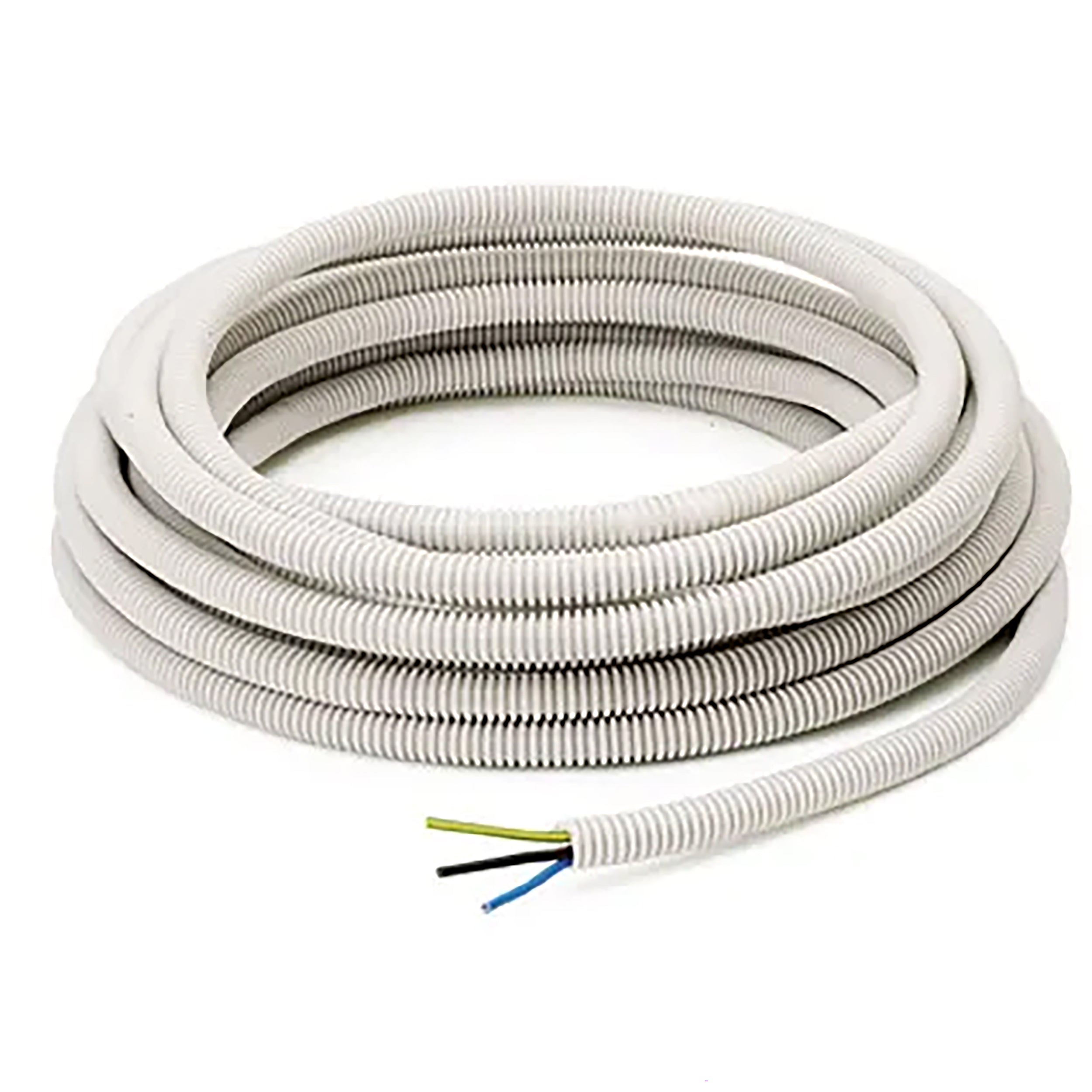 Sencys voorbedrade buis 16 mm 25m 3x2,5 mm² grijs