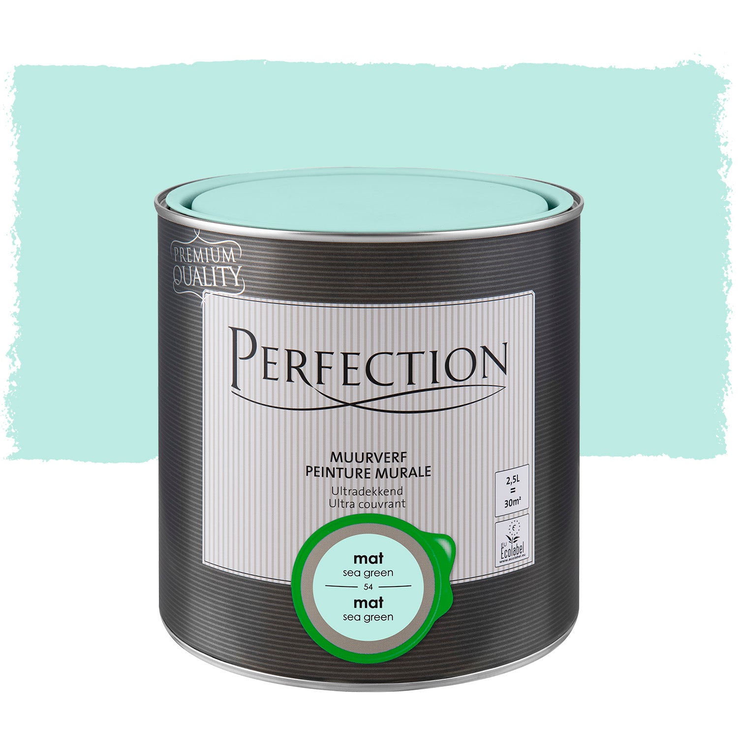 Perfection muurverf Ultradekkend mat sea green 2,5L