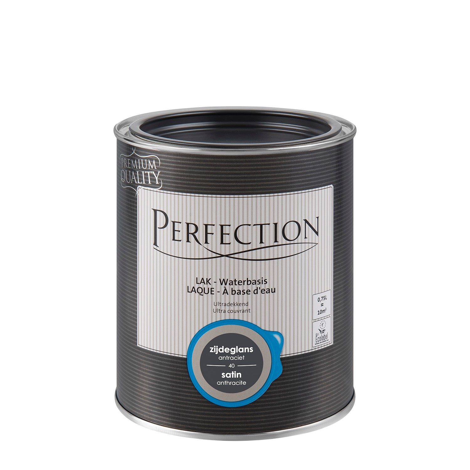 Perfection lak Ultradekkend zijdeglans antraciet 750ml