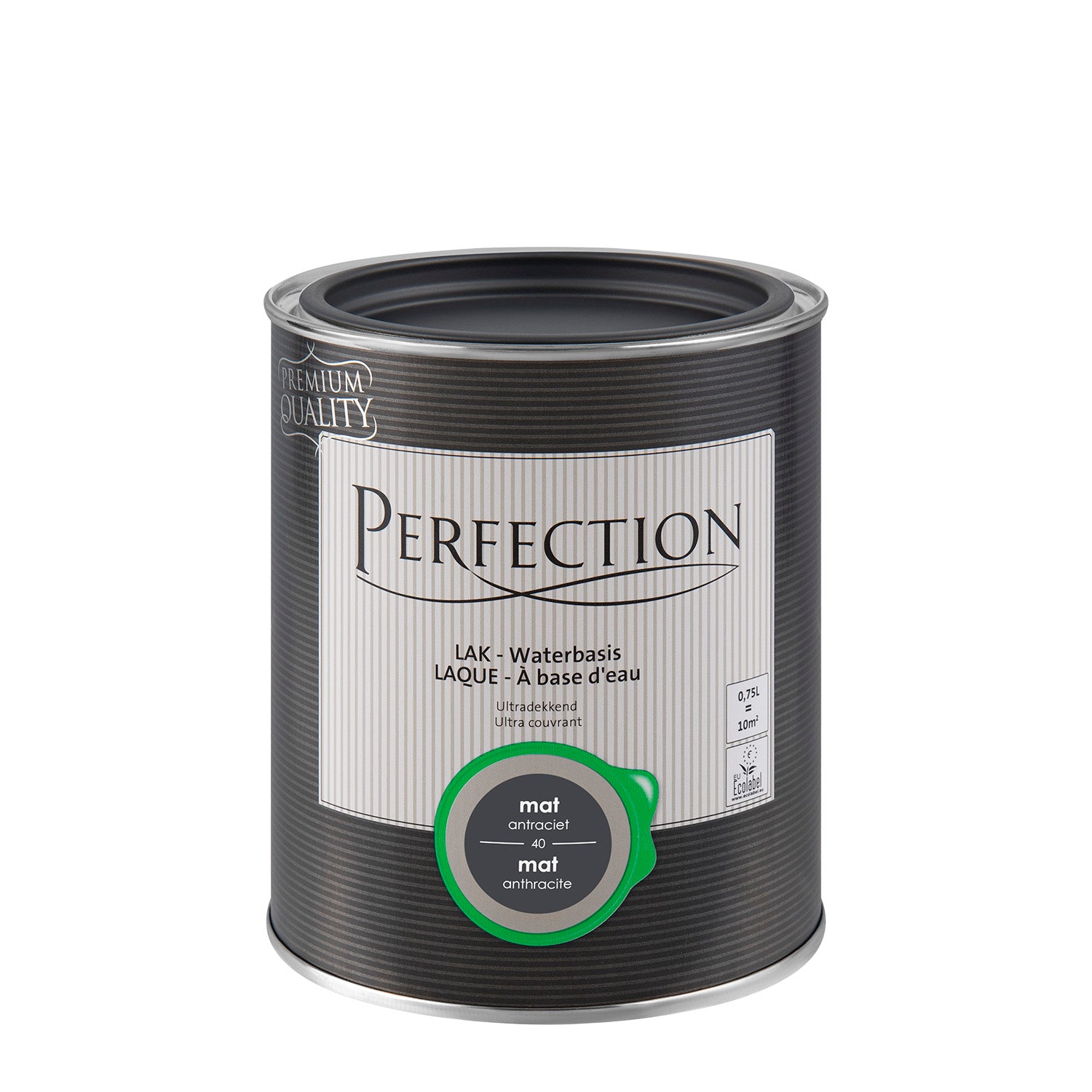 Perfection lak Ultradekkend mat antraciet 750ml