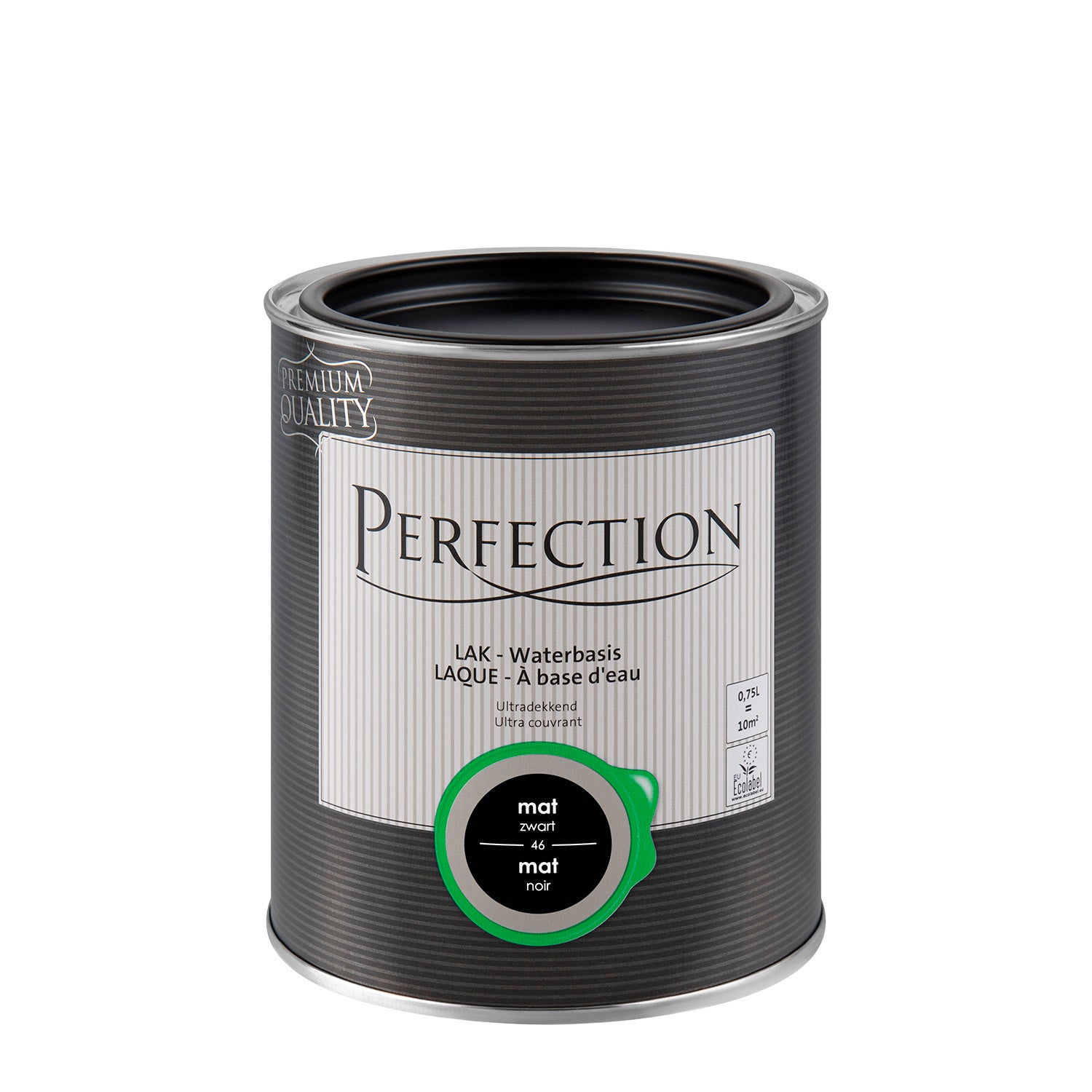 Perfection lak Ultradekkend mat zwart 750ml