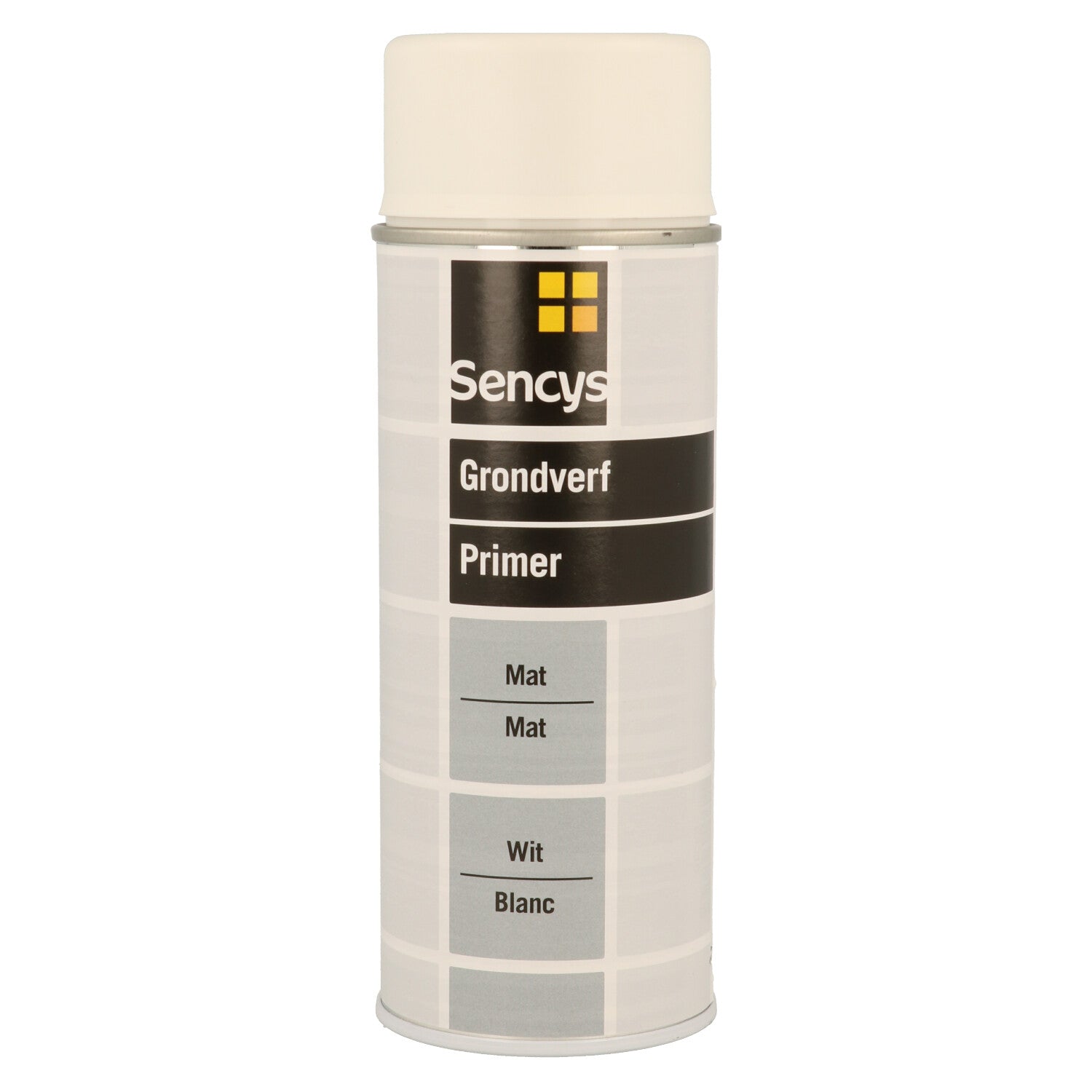 Sencys spuitbus Primer wit 400 ml
