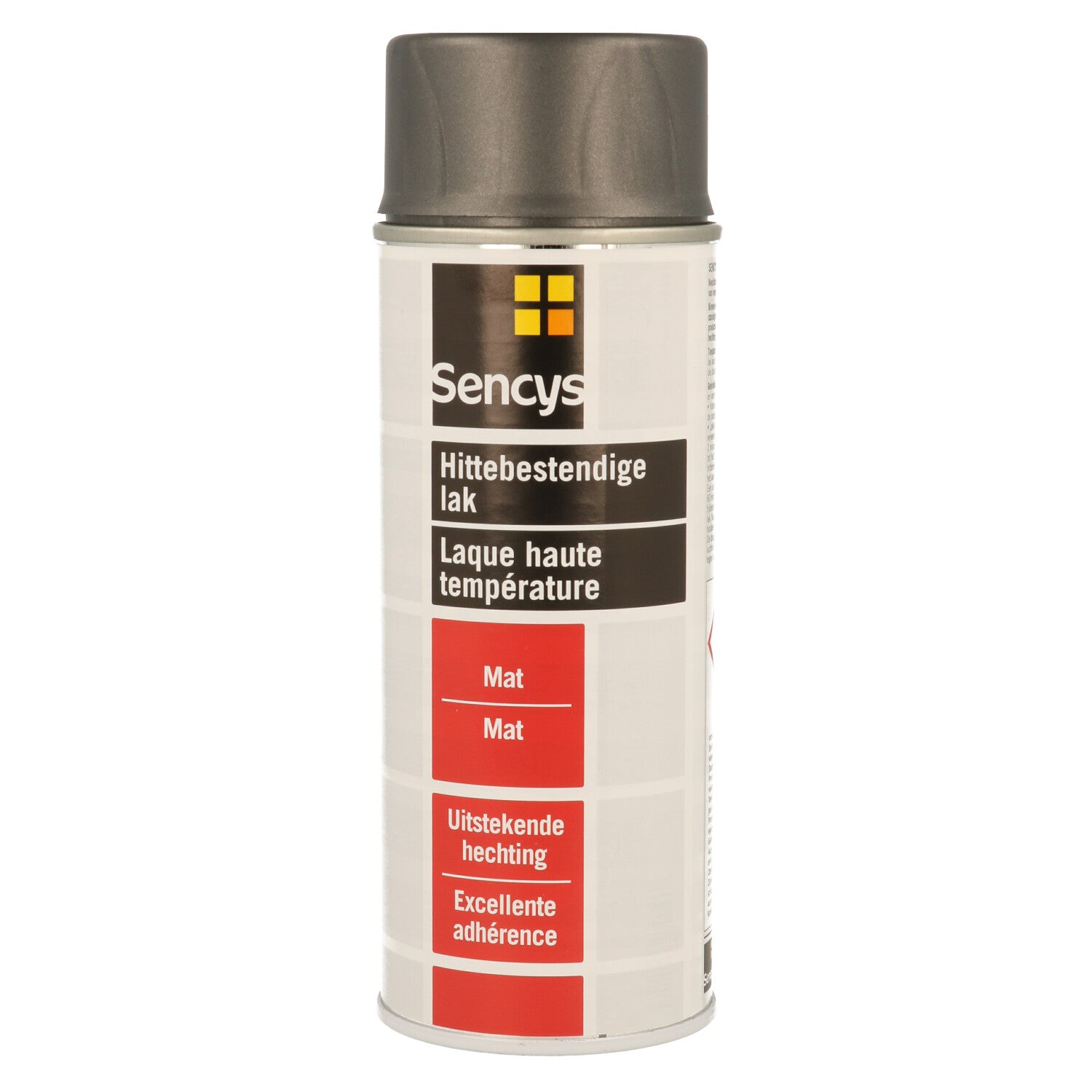 Sencys hittebestendige lak antraciet 400ml