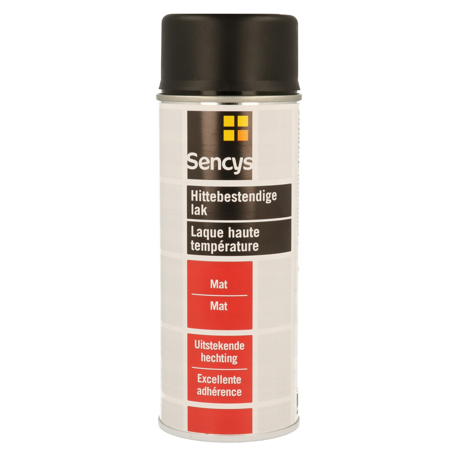 Sencys hittebestendige lak zwart 400ml