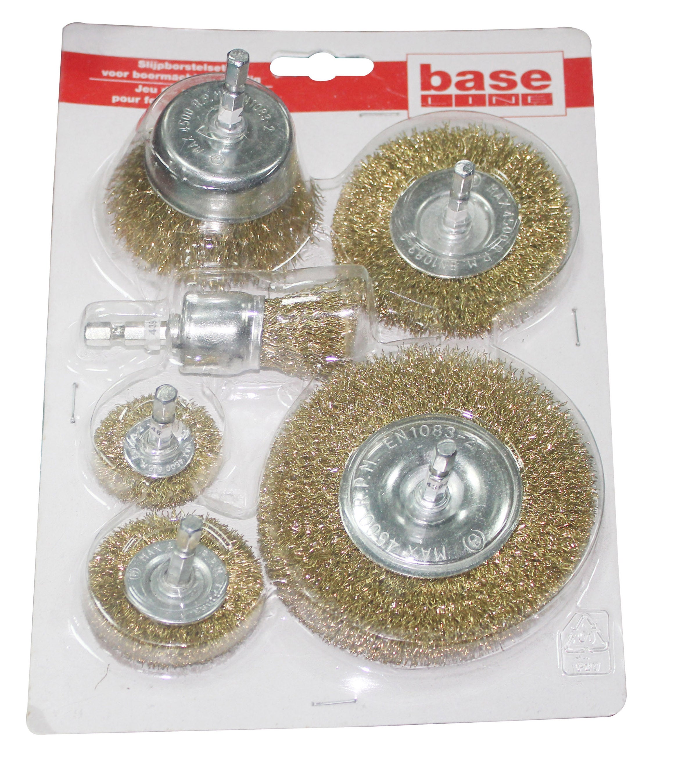 Baseline staalborstel set – 6 stuks