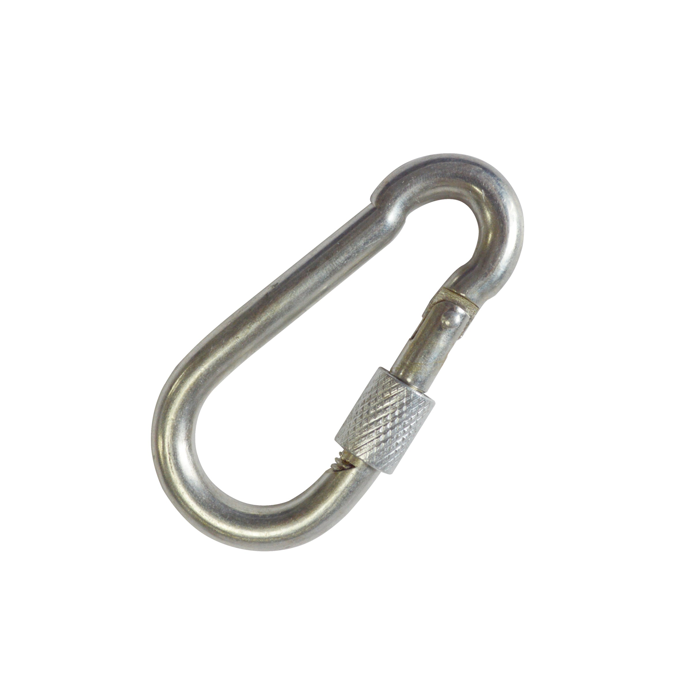 Sencys karabijnhaak staal grijs 80mm