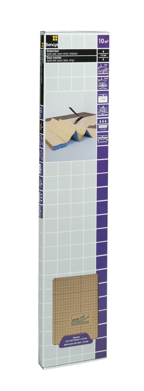 Sencys - PVC ondervloer Click - 10,2m²