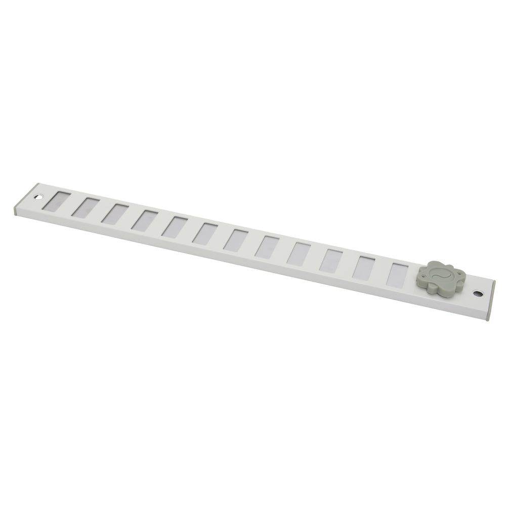 Sencys Schuifrooster 37x4cm Alu Wit