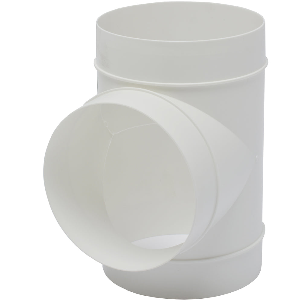 Sencys buis Ø125mm T-Stuk kunststof
