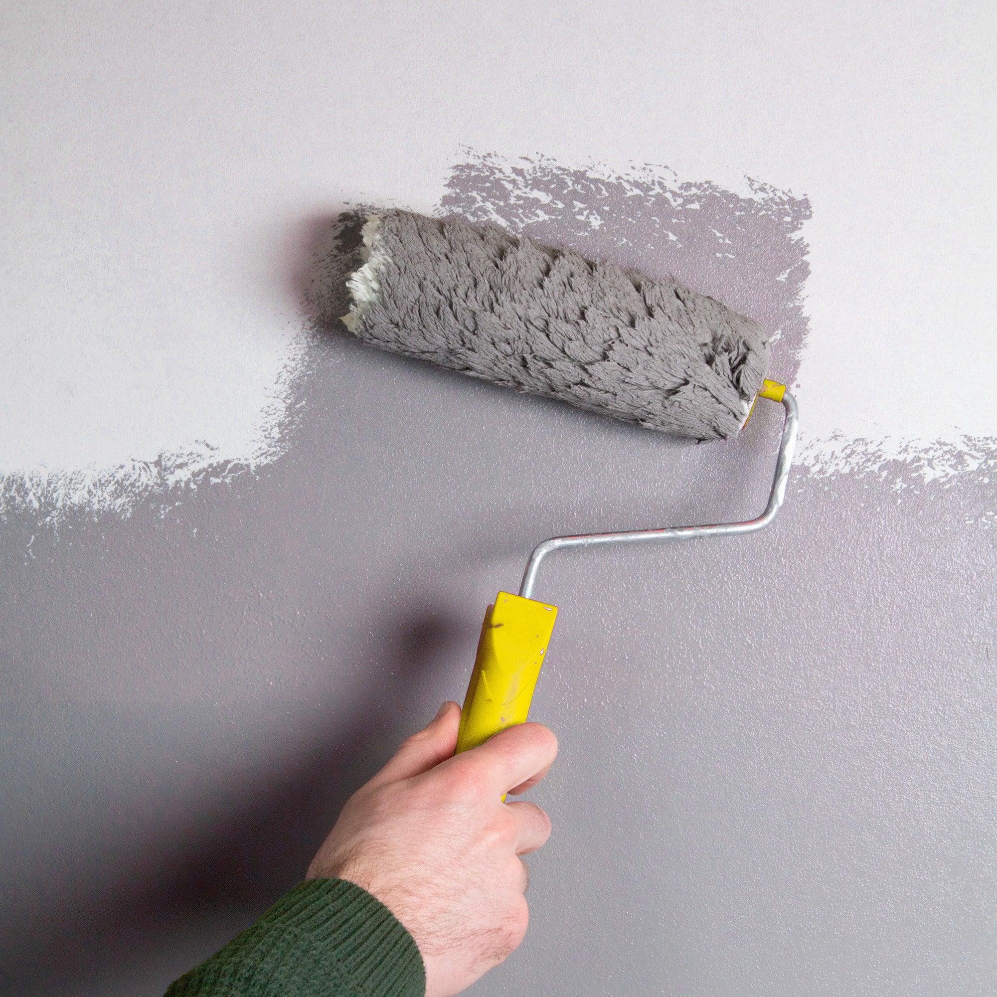 Sencys overschilderbaar vliesbehang Linen wit