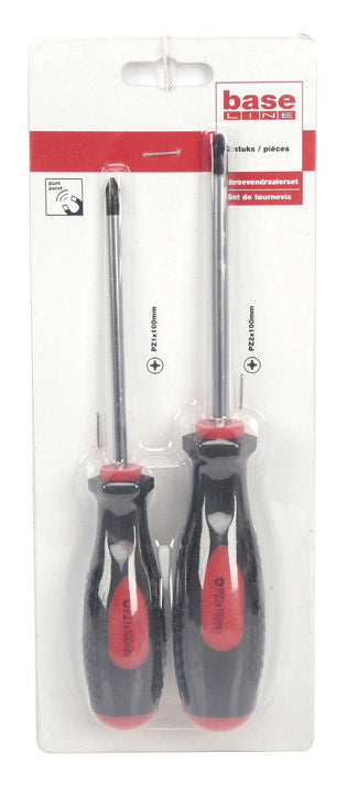 Baseline schroevendraaierset Pozidriv 2st.