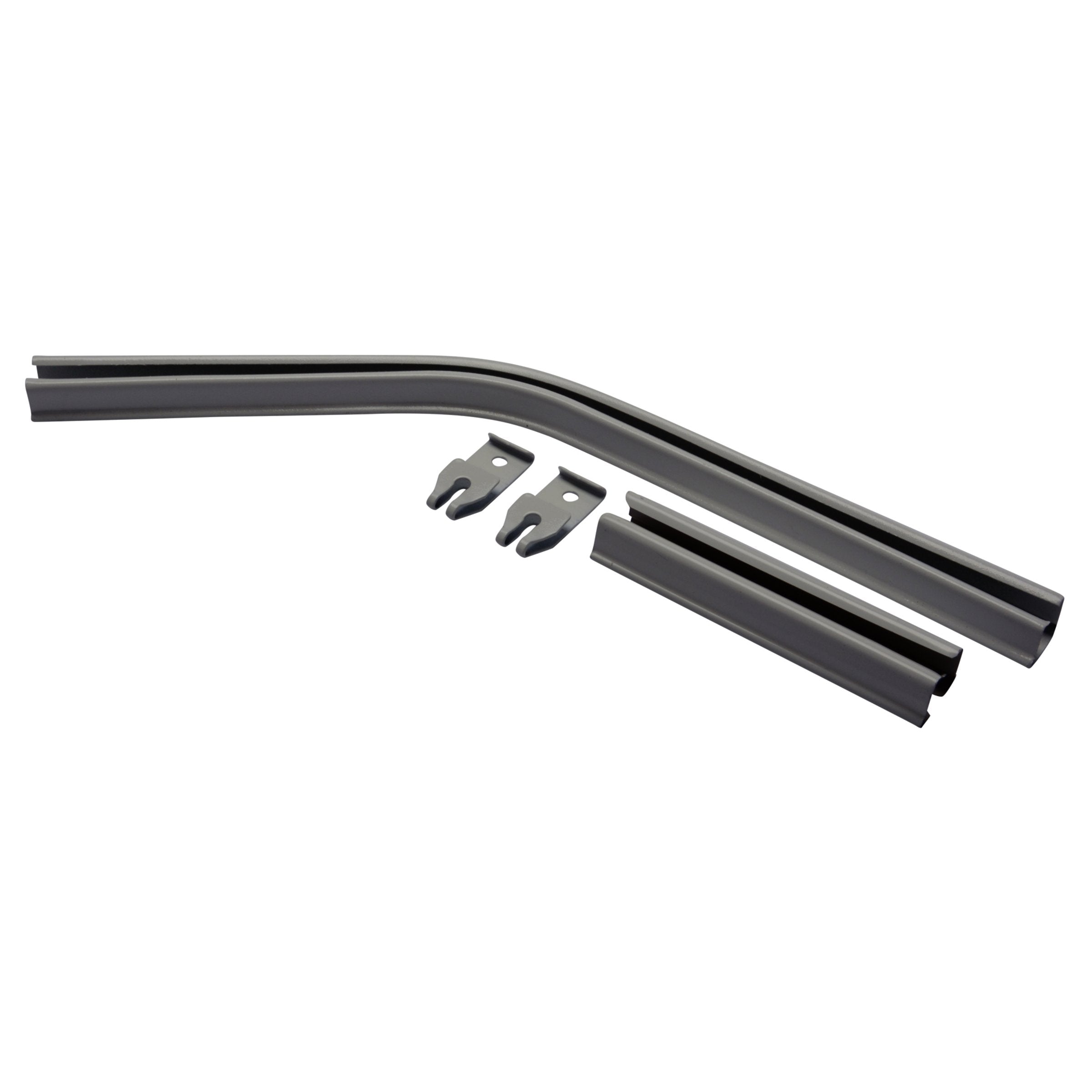 Baseline gordijnroede Plus bocht 135° wit