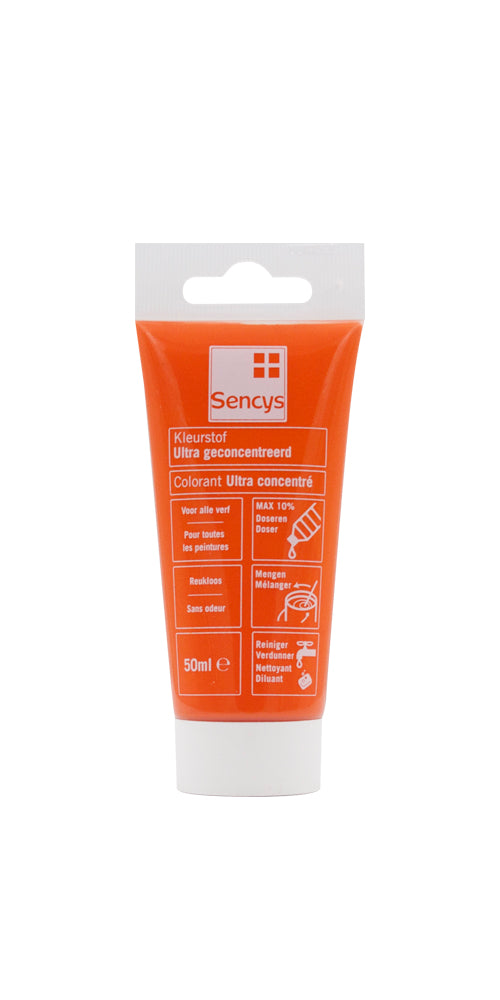 Ultra geconcentreerde kleurstof voor verf Sencys geel gouden knop 50ml