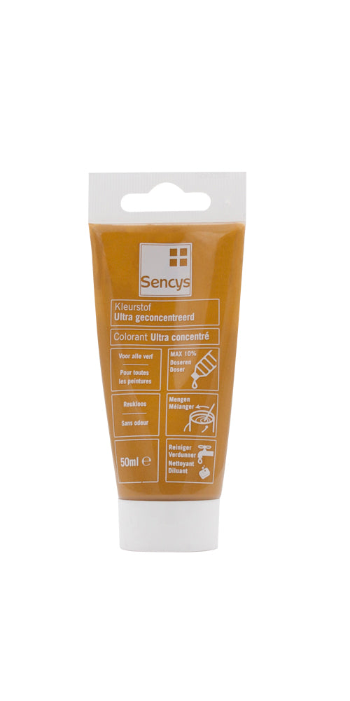 Ultra geconcentreerde kleurstof voor verf Sencys geel oxide 50ml