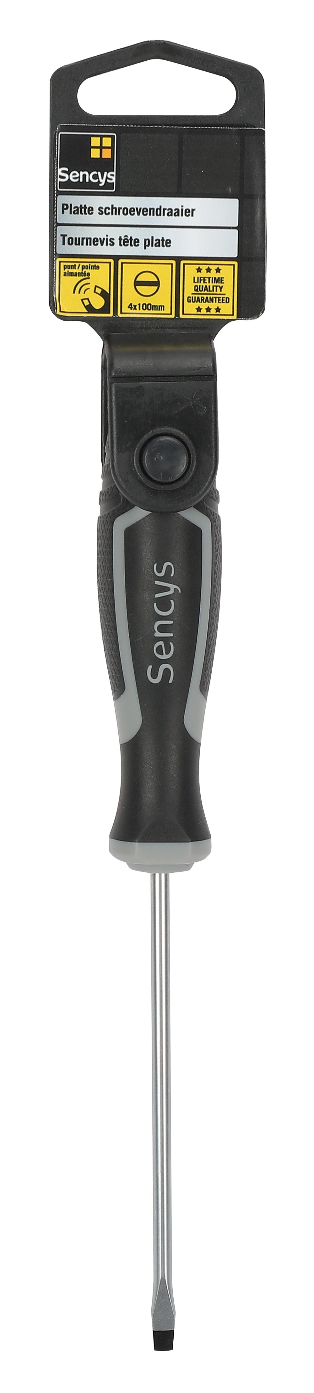Sencys schroevendraaier platte kop 4x100mm