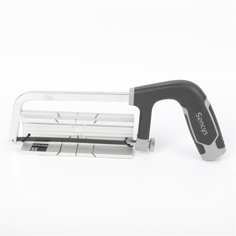 Sencys verstekbak aluminium met metaalzaag 15cm