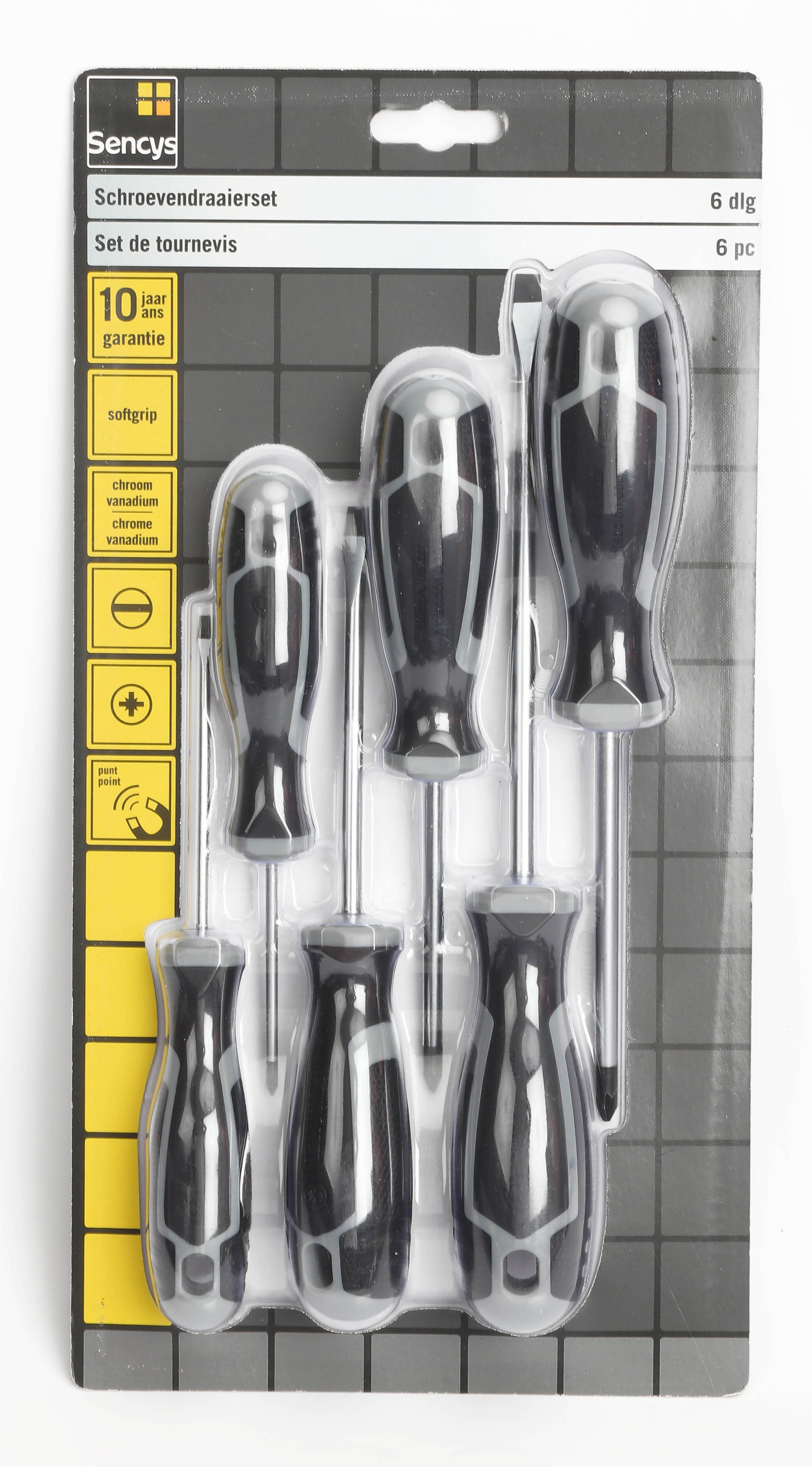 Sencys schroevendraaierset - 6 stuks