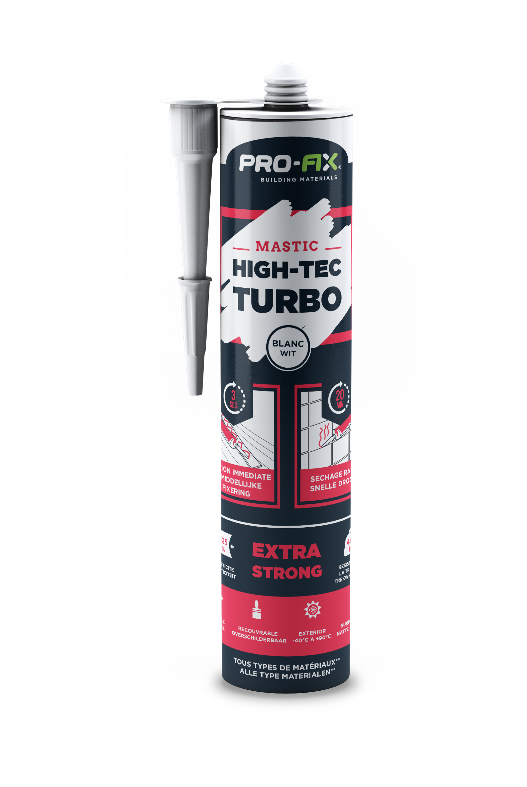 Mastic High-Tec turbo lijmkit 290ml
