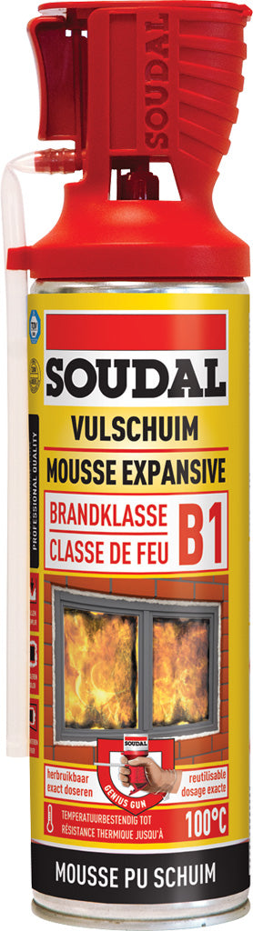 Soudal vulschuim Genius Brandklasse B1 500ml