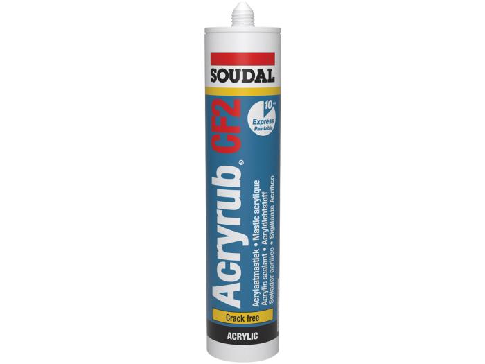 Soudal Acryrub CF2 schilderskit wit 310ml