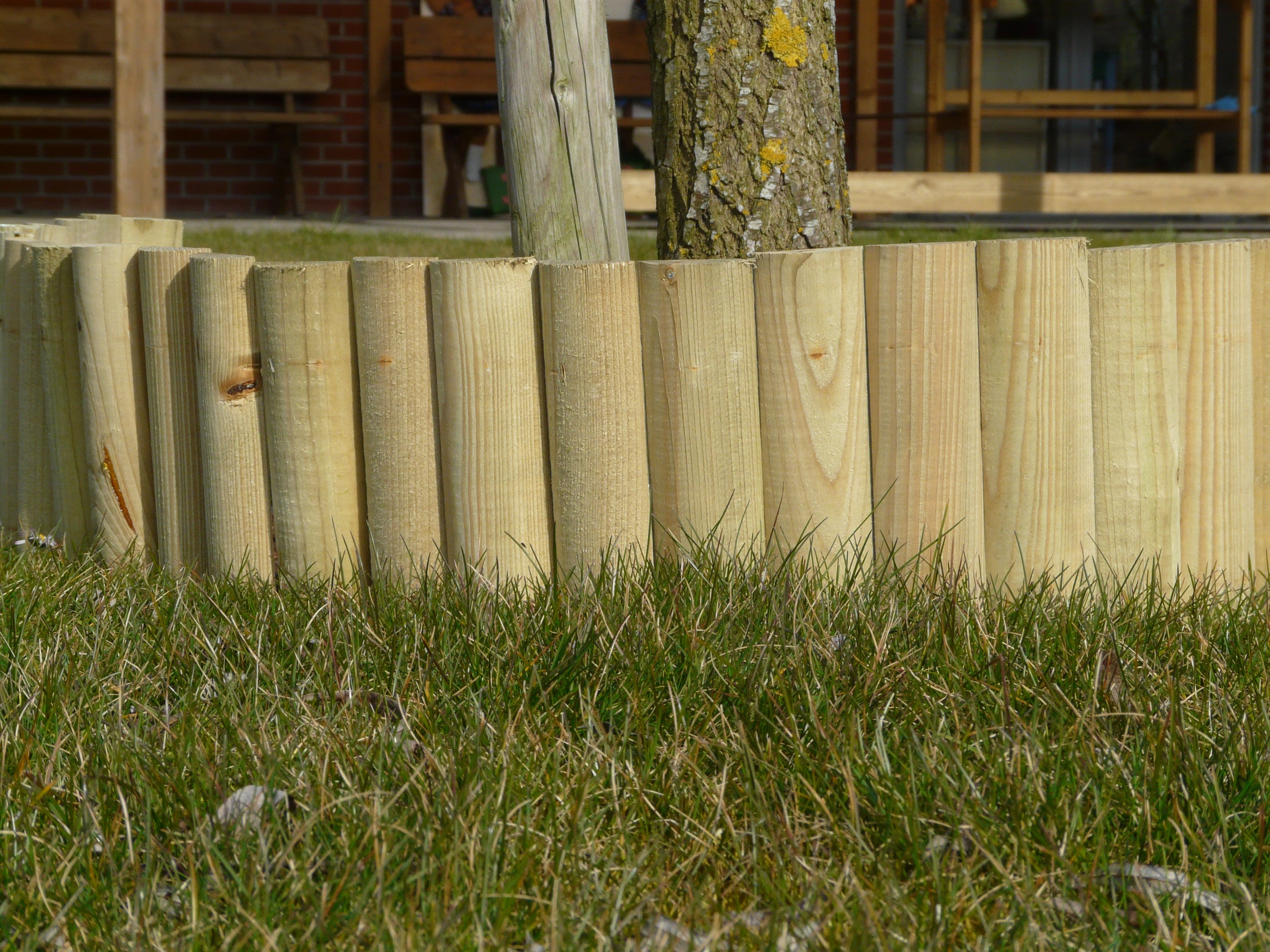 Solid rolborder hout 30x180cm
