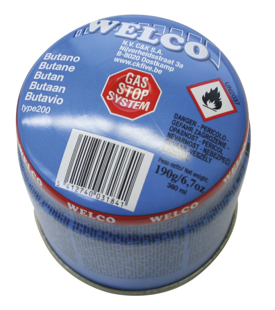 Welco gaspatroon butaan/propaan 190 gr