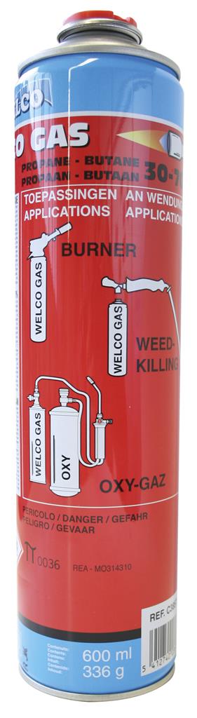 Welco gaspatroon butaan 70% - propaan 30%