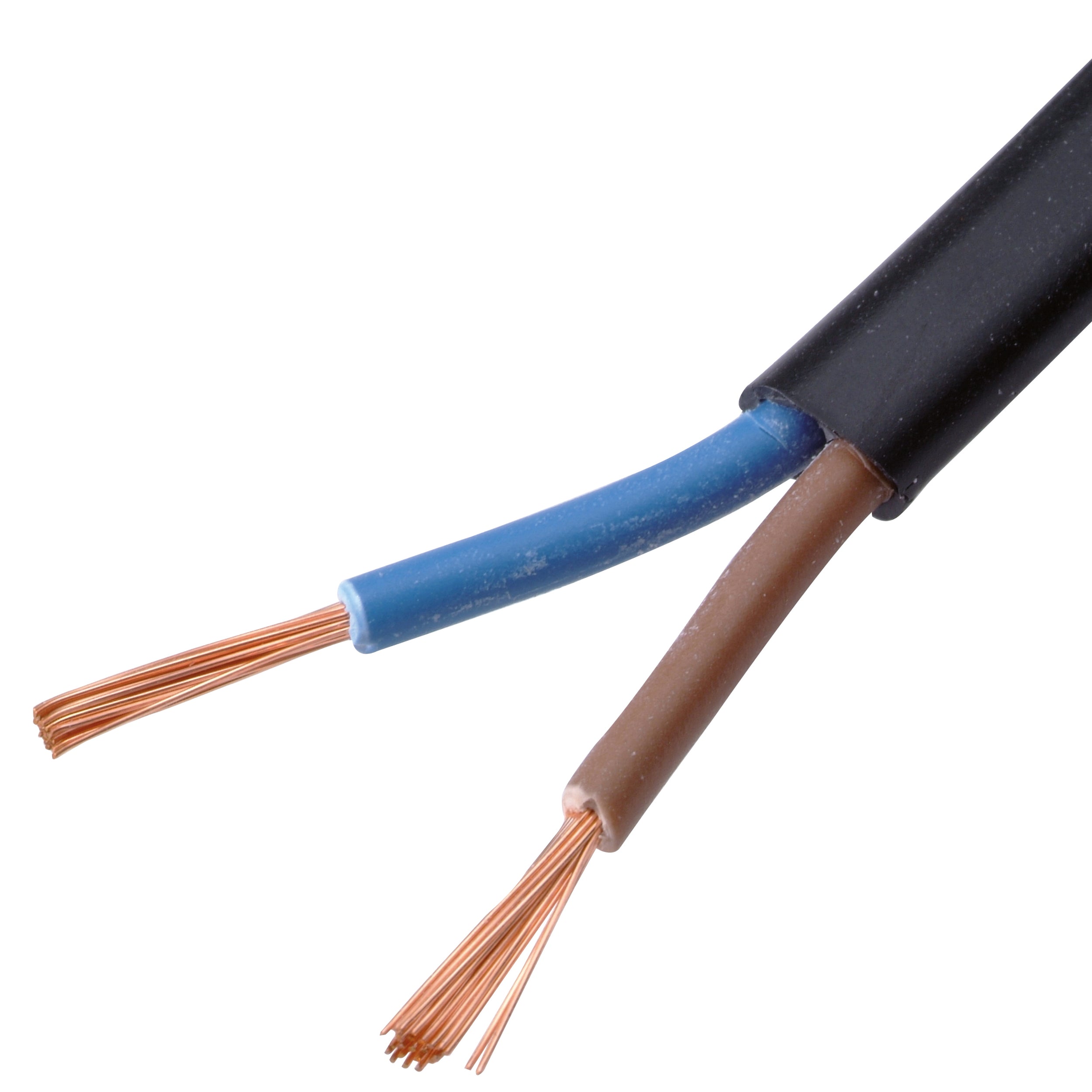 Stroomkabel Vtlbp/vmvsp 2x0.75 zwart