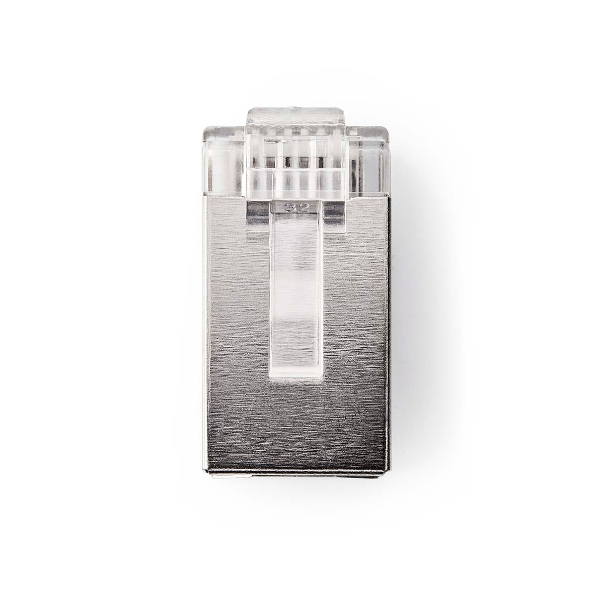 Nedis RJ45-connector Fresh Green Box mannelijk - Stevig STP CAT6 transparant