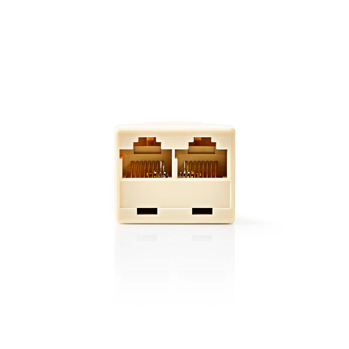 Nedis Telecom-Netwerksplitter Fresh Green Box RJ45 vrouwelijk - 2x RJ45 ivoor