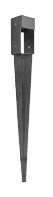 Giardino paalhouder antraciet punt 71x71x750x150mm