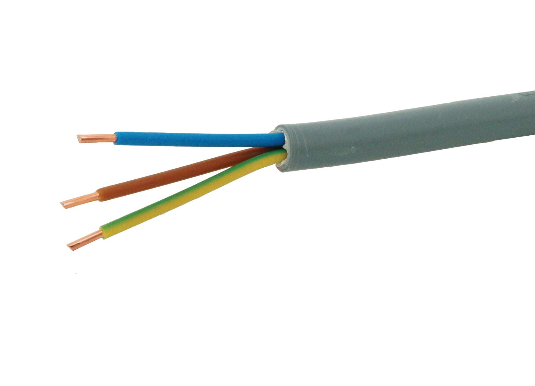 Sencys XMVK buitenkabel 10m 3x2,5 mm² grijs