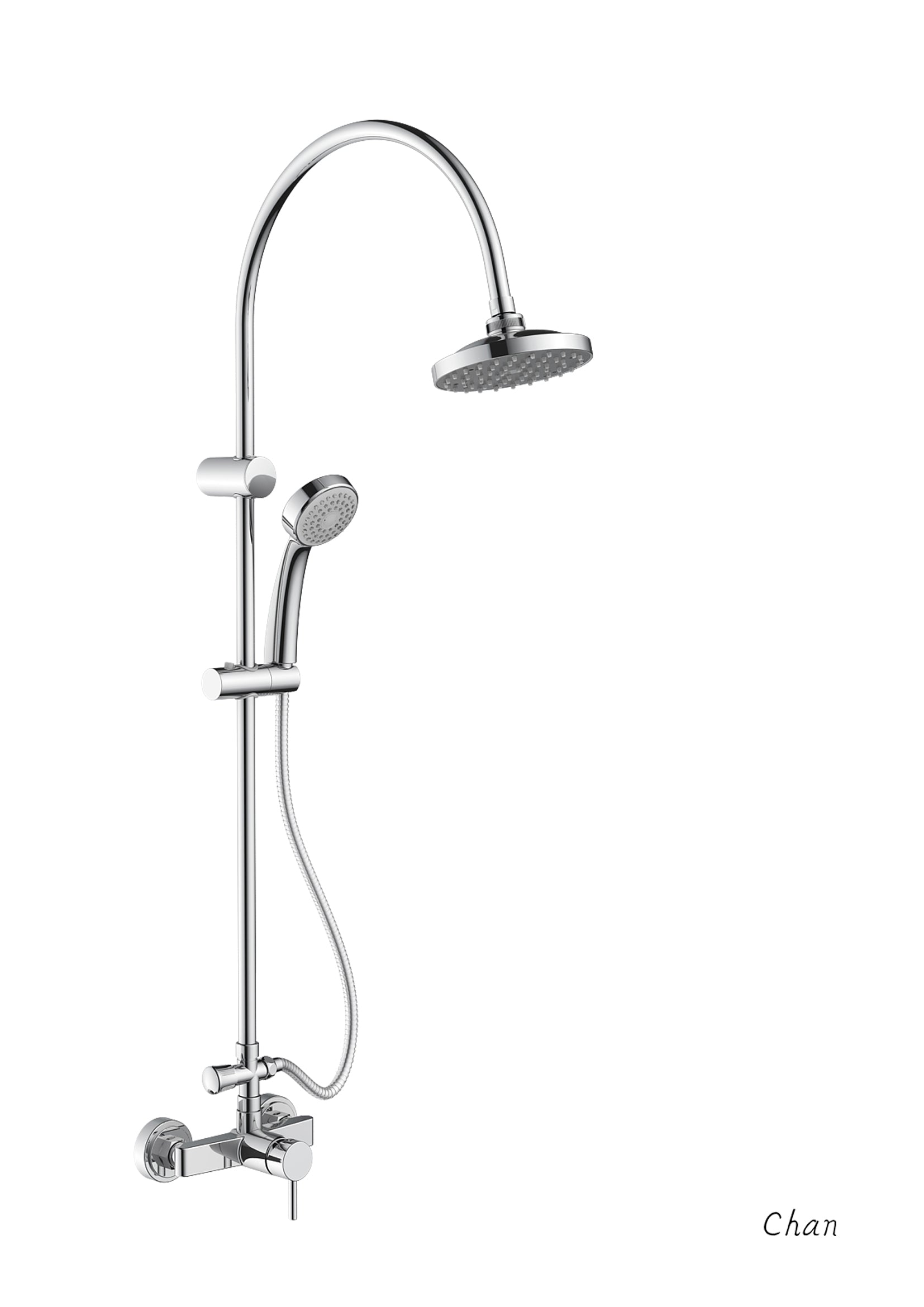 Baseline Regendouche - Baseline - Zilver - Met Thermostatische Kraan