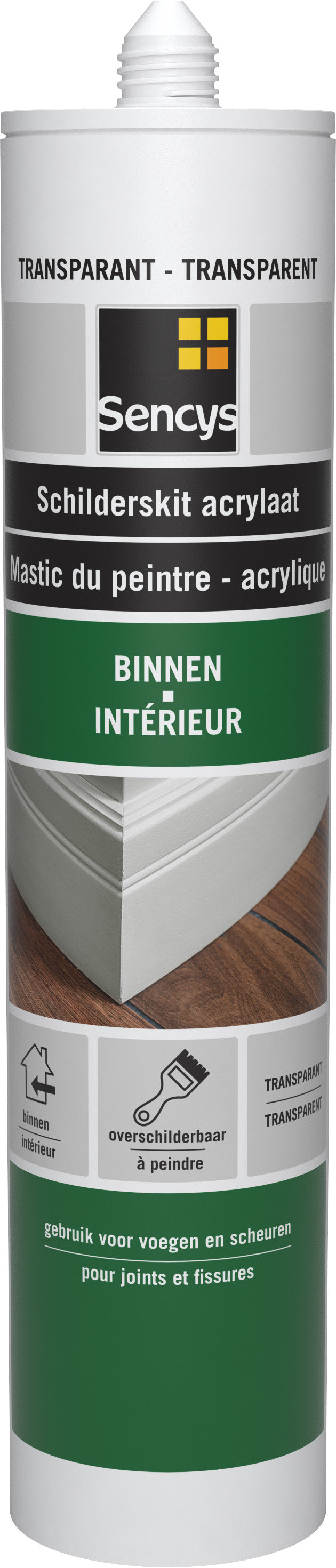 Sencys schilderskit transparant 310ml