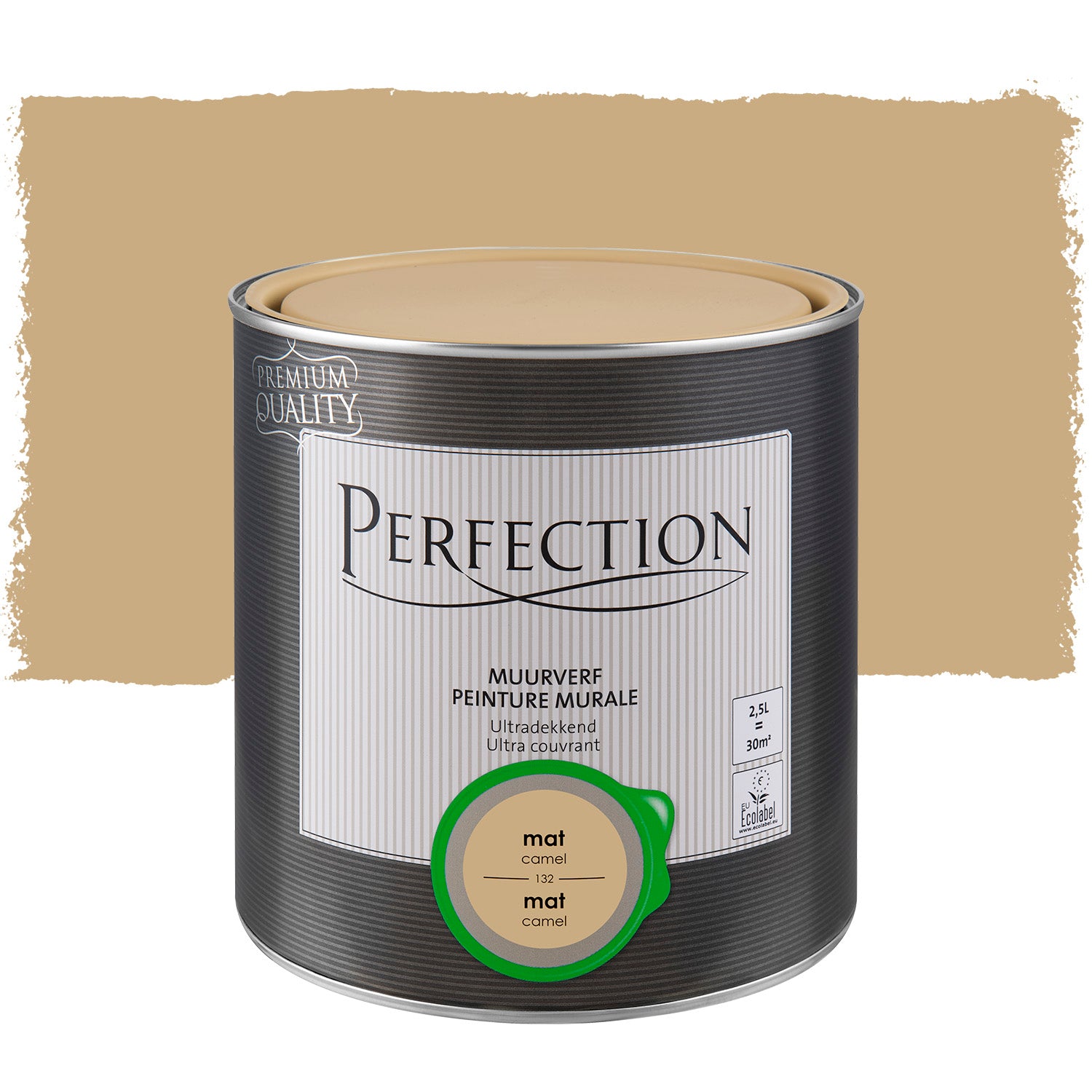 Perfection ultradekkende muurverf Camel mat 2,5L