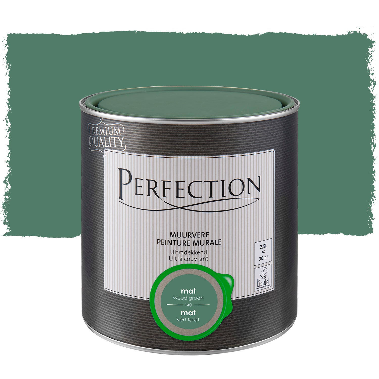 Perfection ultradekkende muurverf Woudgroen mat 2,5L