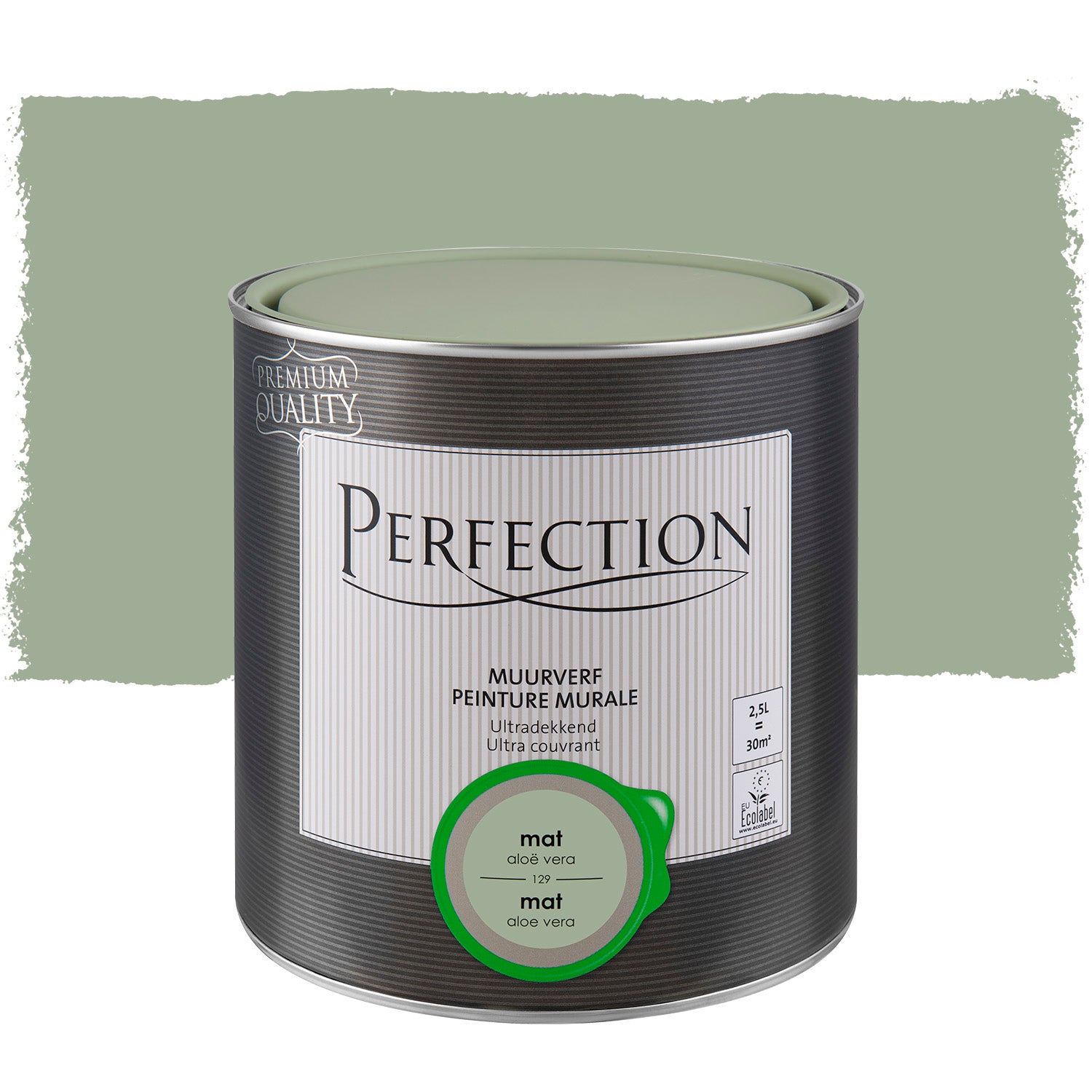 Perfection ultradekkende muurverf Aloe Vera mat 2,5L