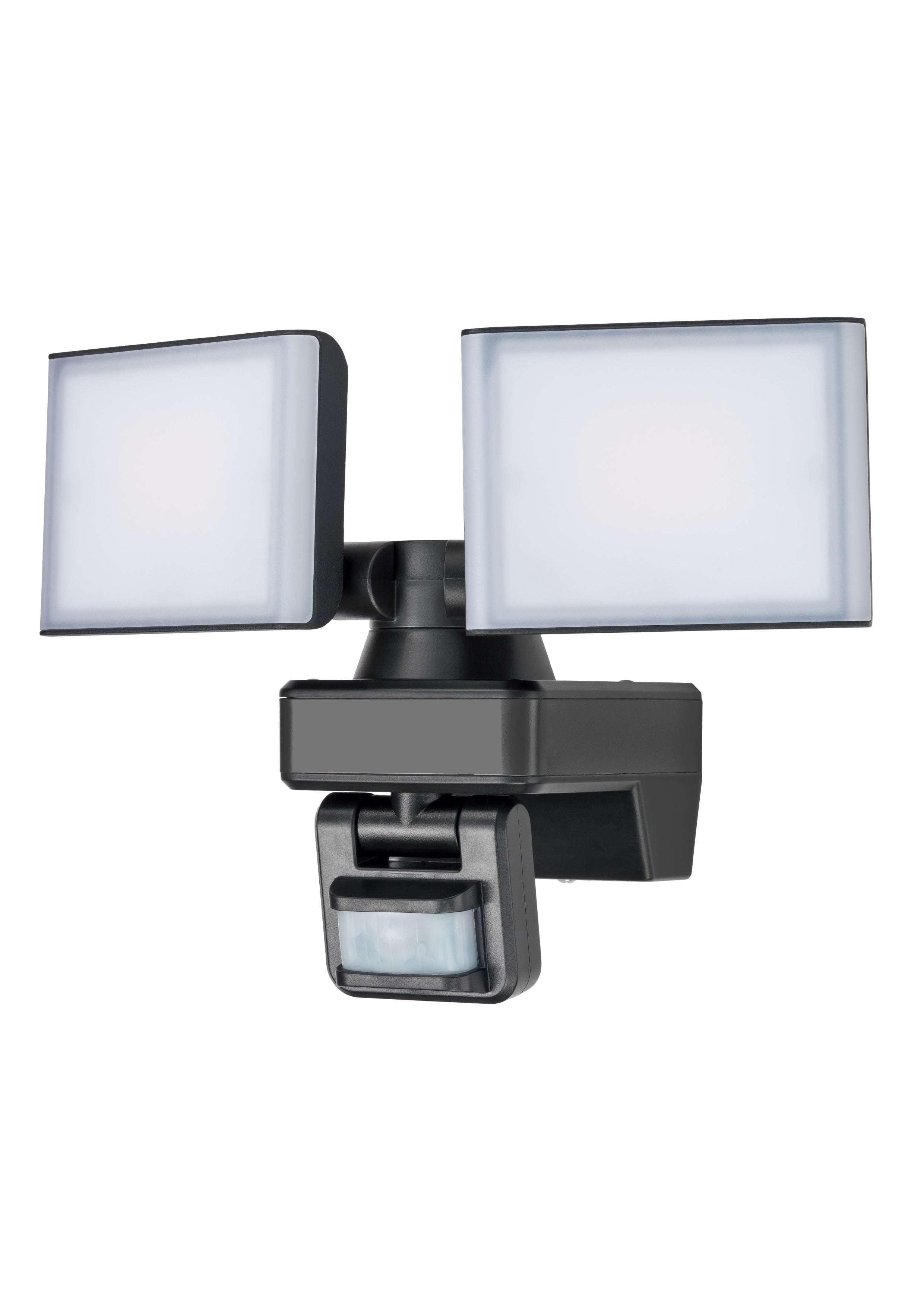 Sencys straler zwart 2x15W met sensor