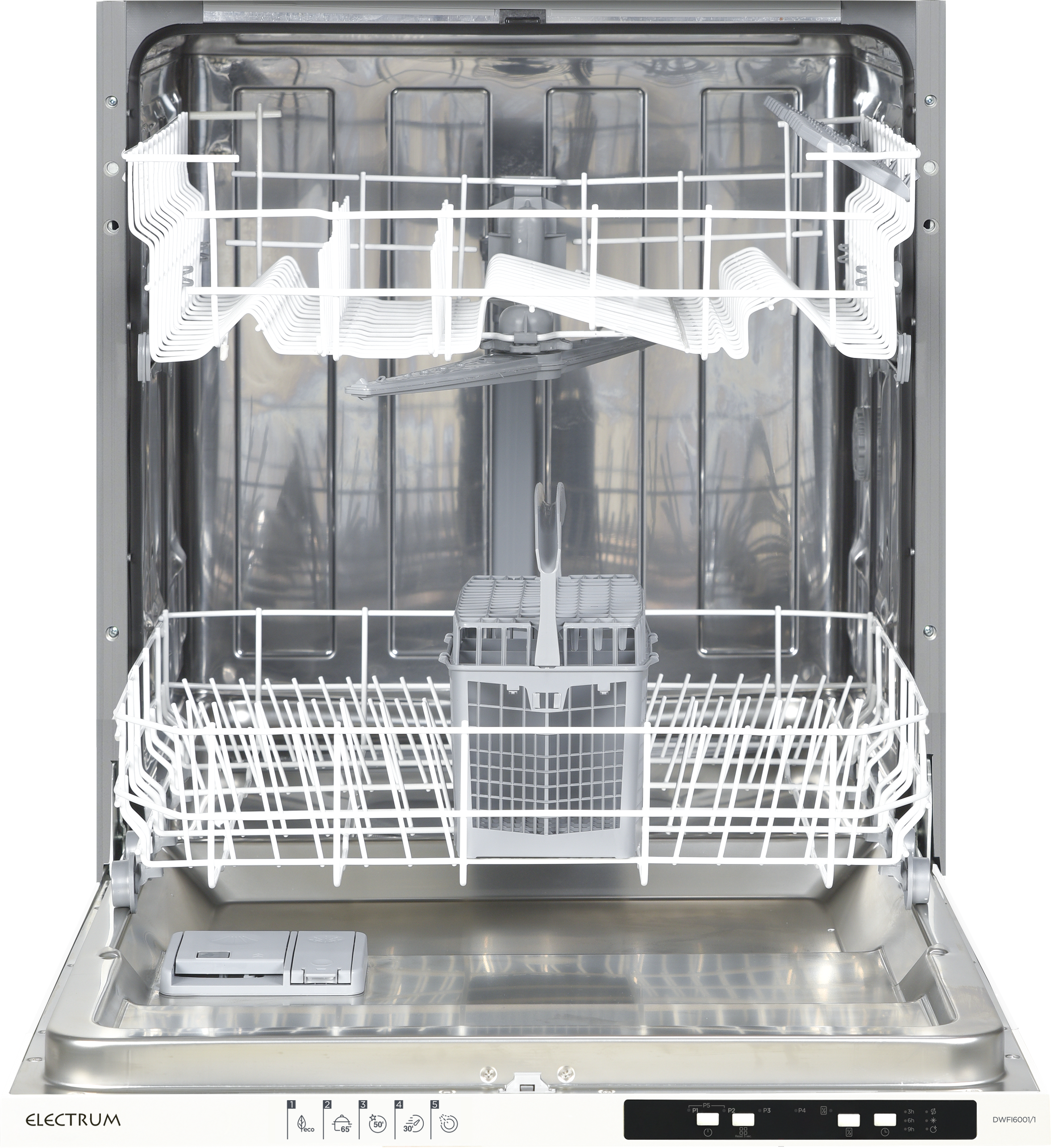 Electrum vaatwasser volledig integreerbaar DWFI6001 wit