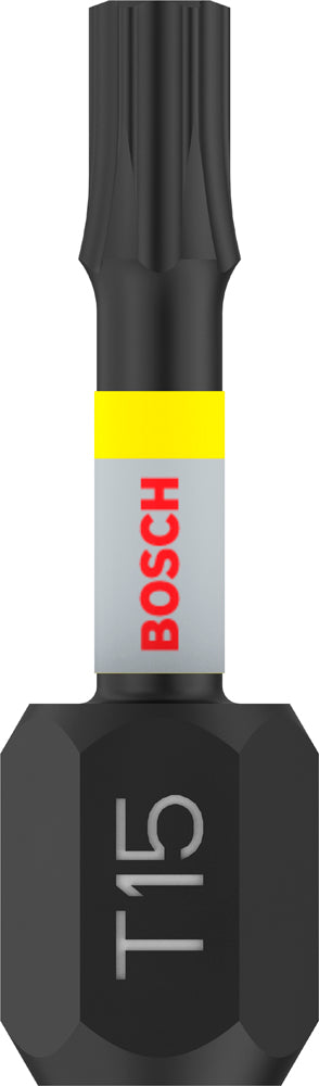Bosch PRO Torx slagschroefbit, T15, 25 mm 2 stuks