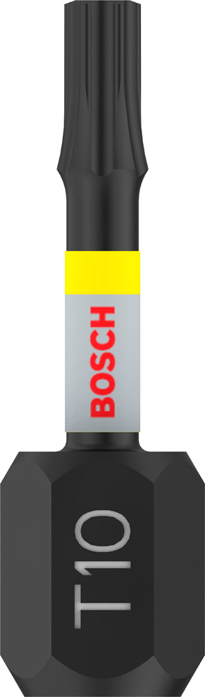 Bosch PRO Torx slagschroefbit, T10, 25 mm 2 stuks